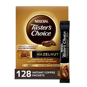 Taster's Choice Caffè istantaneo alla nocciola, numero 16, confezione da 8 - Foto 1 di 12
