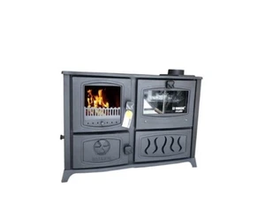 Holzofen, Herdherd, Gussherd mit Backofen, Backofen Herd, extra groß - Bild 1 von 10