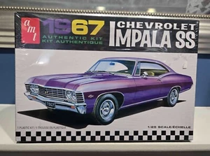 AMT 1967 Chevrolet Chevy Impala SS 1:25 Scale Model Car Kit New in Sealed Box - Picture 1 of 2
