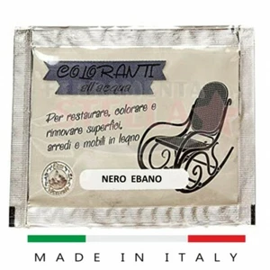 ANILINA ANILINE MORDENTE ACQUA TINGERE COLORARE LEGNO NERO EBANO RESTAURARE - Foto 1 di 2