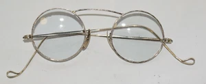 Vintage Wando Oxford Drahtrand Brillengestell mit 14K Gold Nasenpads - Bild 1 von 16