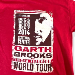 T-Shirt Garth Brooks Trisha Yearwood World Tour 2014 L rot Scottrade Center - Bild 1 von 7