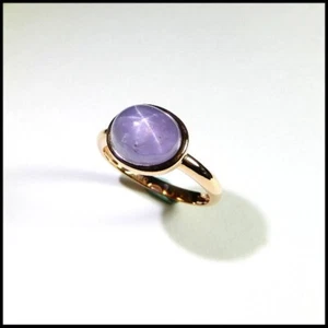 【KATHY JADE】 Anello zaffiro stella naturale non riscaldato《TAGLIA USA:6,75》 - Foto 1 di 3