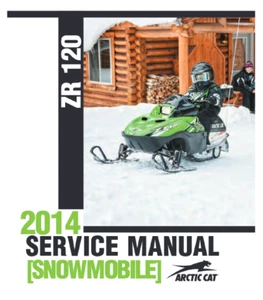 Arctic Cat ZR120 Series Snowmobile Service Manual | 2014 | MAILED CD OR USB - Bild 1 von 13