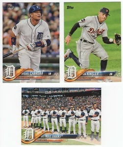 2018 Topps Detroit Tigers Team Set Serie 1 & 2 - 15 Karten - Bild 1 von 1