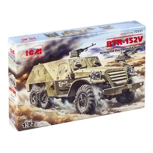 Armored Command Vehicle BTR-152V Cold War Plastic Model kit Scale 1:72 ICM 72531 - Picture 1 of 7