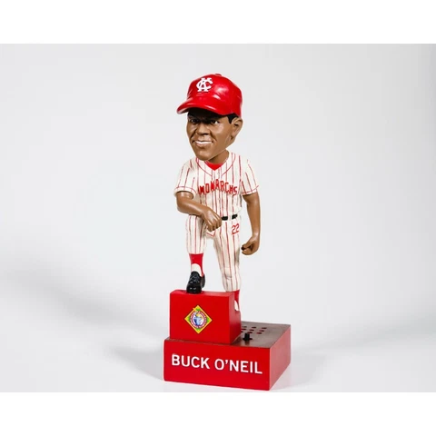 Buck O'Neil Monarchs Negro League Baseball Museum singing bobblehead new in box Cover