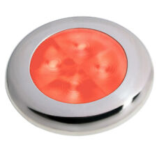 Hella Marine Slim Line LED 'Enhanced Brightness' Round Courtesy Lamp - Red LED -