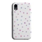 White and Purple Stars Phone Case Cover Star Space Sky Pink Blue Little F589
