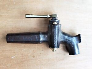 Antique Barrel Tap with Brass Handle/Key - LEA'S PATENT