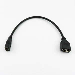 Displayport DP Female to Mini Display Port Female Cable for Apple MC PC 30cm/1ft - Picture 1 of 7