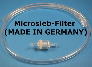 Karcoma Benzinfilter + Benzinschlauch Hercules Prima 2,3,4,5,5S,6,M5,Optima,Mofa - Bild 1 von 1