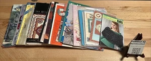 Vtg Sewing Cross Stitch Leaflets Booklets Patterns Lot of 49 Leisure Arts & More - Picture 1 of 8