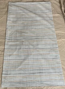 One Single IKEA Varart Pillowcase King Stripes Gray 100% Cotton - Picture 1 of 7