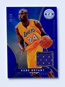 KOBE BRYANT 2012-13 Panini TOTALLY CERTIFIED BLUE Game Worn Jersey /99 Lakers - Picture 1 of 8