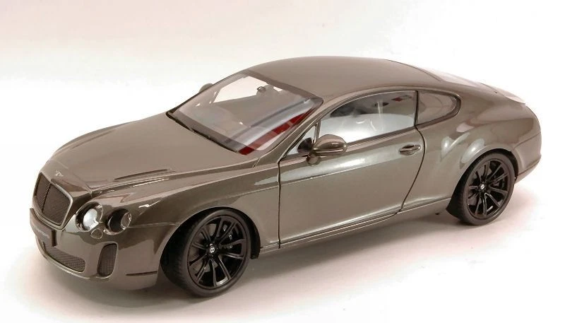 Welly WE4265 BENTLEY CONTINENTAL GT SUPERSPORTS 2009 GUN SILVER 1:18 Modellino - Immagine 1 di 1