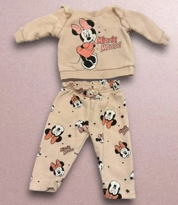 Disney Junior Minnie Mouse Two Piece Set- Ruffle Accent- Size 3-6 Months- Sweats - Picture 1 of 4