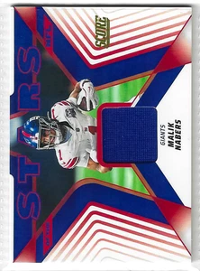 2025 Score - Stars of the Nfl Malik Nabers #SNJ-36 Jersey (MEM) - Picture 1 of 2