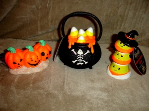 Set (3) Halloween Aquarium Aquarium Dekoration Nervenkitzel & Schüttelfrost leuchtet Neu mit Etikett - Bild 1 von 12