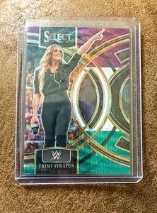 Panini Select WWE Premier Level 2024 tricolor Prizm Trish Stratus #128 - Imagen 1 de 2
