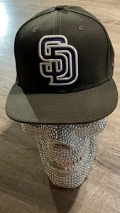 San Diego Padres New Era 7 1/2 All Star 2016 Patch Limited 59fifty Brown Hat - Picture 1 of 7