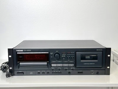 Tascam CD A500 CD Cassette Recorder/Player w/REMOTE, Fully Functional - Image 1 of 4