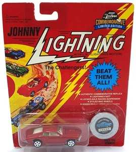 Johnny Lightning 1/64 Scale 100-152 - The Challengers Custom Mustang - Met. Red - Picture 1 of 5