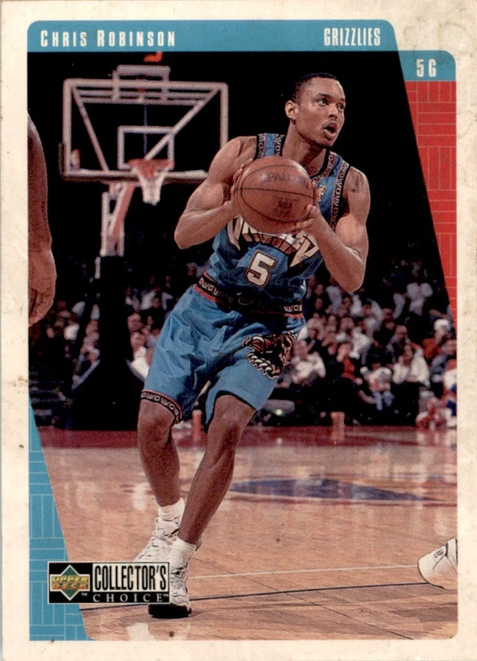 1997-98 Collector's Choice Chris Robinson Rookie Vancouver Grizzlies #349 - Image 1 of 2