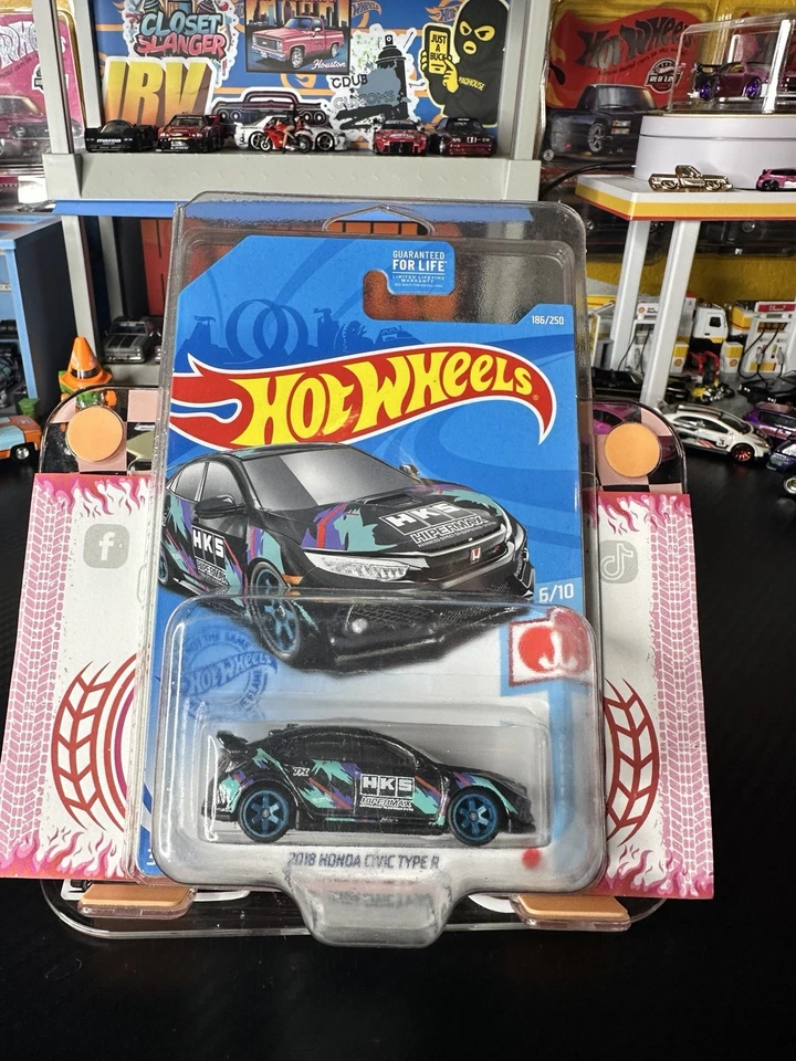 Honda Civic Type R Super Treasure Hunt 2018 Hot Wheels con protector Foto 1 de 1