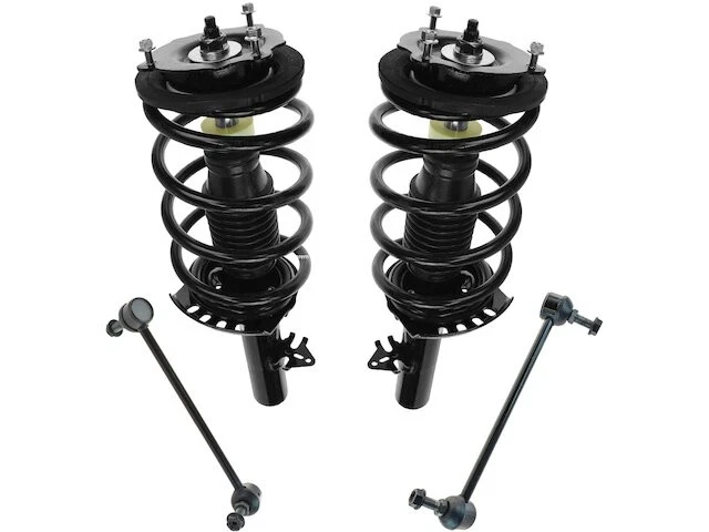 Front Strut Coil Spring Sway Bar Link Kit For Lincoln Continental SW253BB - Image 1 of 1