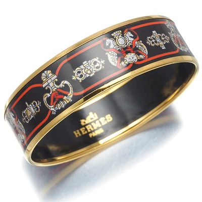 Auténtico Brazalete HERMES Esmaltes Caballo GM Esmalte  Foto 1 de 4