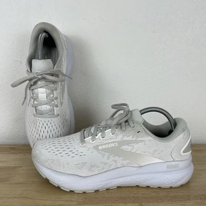 Brooks Ghost 16 Damengröße 10 B weiß grau sportliche Laufschuhe Turnschuhe - Bild 1 von 13