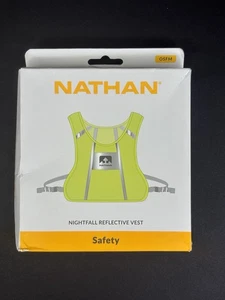 NEW Nathan Nightfall Yellow Reflective Vest Running/Biking/Walking OSFM - Picture 1 of 3