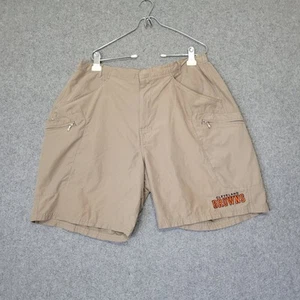 Pantaloncini Cleveland Browns uomo XL NFL calcio Reebok ricamati laterali - Foto 1 di 15