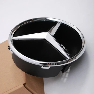 Fit For Mercedes~Benz 2008-2013 Front Grill Star Emblem Chrome Badge W204 C300 Foto 1 de 4