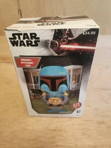 StaHalloweeen Inflatable Boba Fett Indoor/Outdoor Holiday Decoration 5ft - Picture 1 of 8