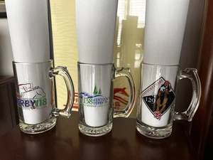 Lot of 3 Kentucky Derby 118 129 138 Horse Racing Beer Mugs - Picture 1 of 5