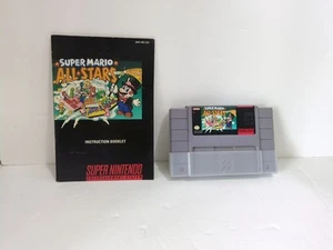 Super Mario All Stars (Super Nintendo Entertainment System 1993) Manual de juego SNES - Imagen 1 de 5