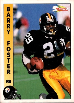 1992 Pacific Barry Foster Pittsburgh Steelers #589 - Image 1 of 2