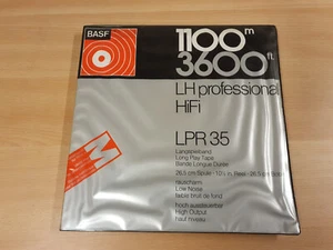 10" (26,50 CM) METAL REEL TAPE BASF LPR 35 IN ORIGINAL BOX #618 - Picture 1 of 3