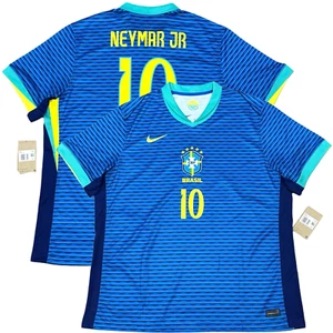 2024/25 Brazil Away Jersey #10 Neymar Jr 2XL Nike Copa America Brasil Blue Kit - Picture 1 of 23