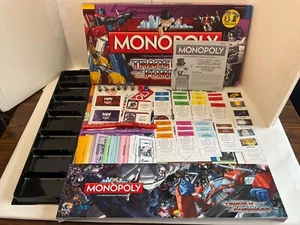 100% Complete ! Transformers Monopoly *Collector's Edition* Board Game Card 2009 - Picture 1 of 24