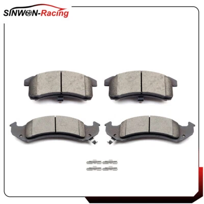 4 Front Ceramic Brake Pads For 94 95 1996 1997 1998 1999 LeSabre Bonneville - Image 1 of 4