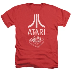 ATARI JOYSTICK LOGO Licensed Adult Men's Heather Tee Shirt SM-3XL - Picture 1 of 2