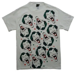 Joker Warner Bros. S Batman Vintage T-Shirt All-Over Print USA Strick Y2K Cartoon 2005 - Bild 1 von 13