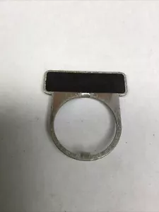 Legend Name Plate For Control Button Switch “1 POSITION BLACK BLANK” - Picture 1 of 4