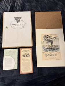 VINTAGE MISSISSIPPI CHEMICAL LIME BELLE OF ALTON IL RUTLEGE PRINT - Picture 1 of 17