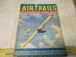 Revista Rara Air Trails Julio 1938 Aviación Avión Pulpa Revista Planeador - Imagen 1 de 4