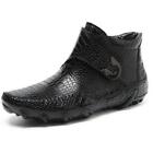 Mens Faux Leather Driving Moccasins Shoes Pumps Loafers Ankle Boots