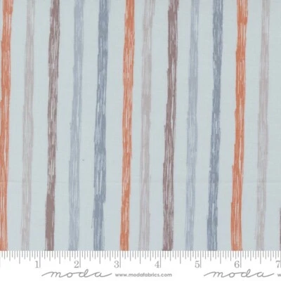 Chirp 39037 19 Sky Just Stripes by Elena Amo for Moda Fabrics - half-yard - Image 1 of 2